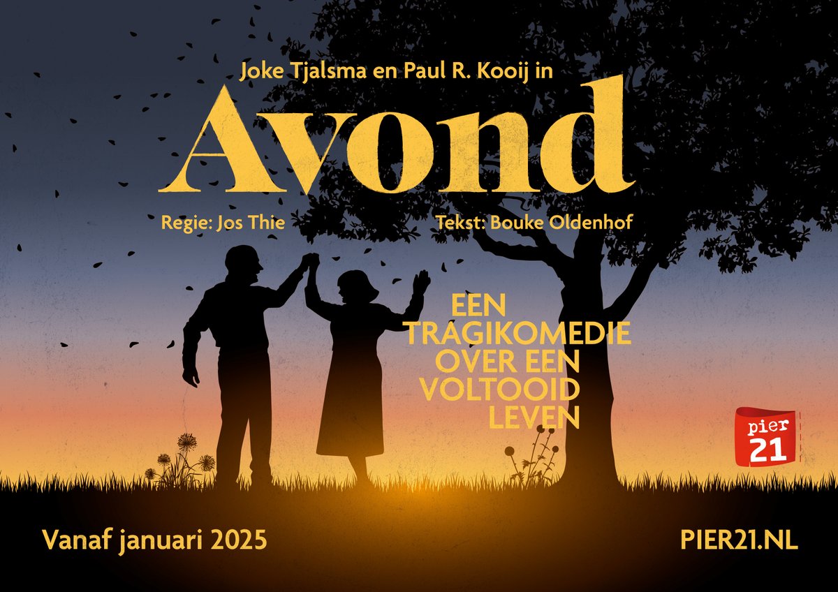 V.a.2025 speelt Pier21 jaarlijks een landelijke Nederlandse tournee van 1 van haar succesvolle Friese voorstellingen. In januari start de 1e tournee met Avond, de Nederlandse versie van It wie op in simmerjûn, een tragikomedie over een vrijwillig levenseinde na een voltooid leven
