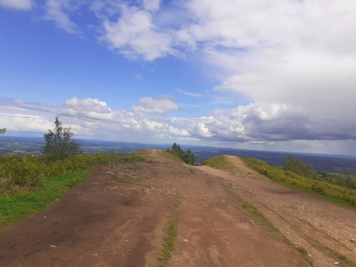 A lovely walk this morning to the top of the Wrekin. #DailyWalk #Shropshire #loveukweather #bankholiday #halfterm