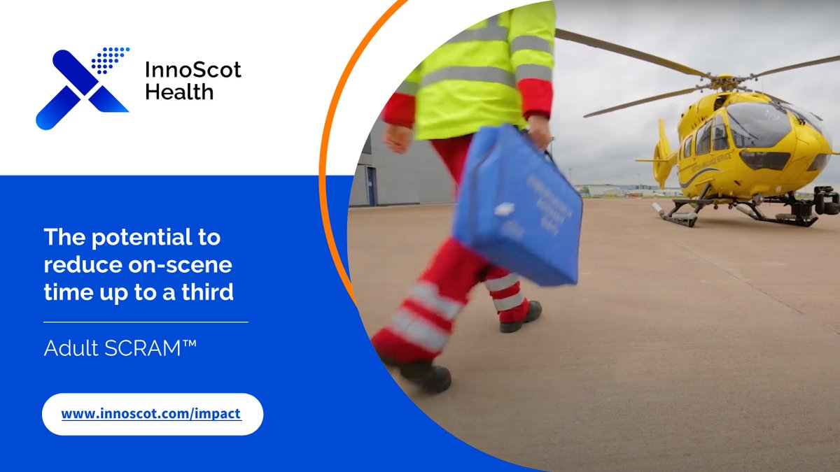 A less challenging kit dump. Significantly fewer errors. The potential to reduce on-scene time up to a third. Read about the research underpinning the Adult SCRAM™, supported by InnoScot Health, created by @paswinton and @neilsincl, @Scotambservice. 👉 innoscot.com/scram-portfolio