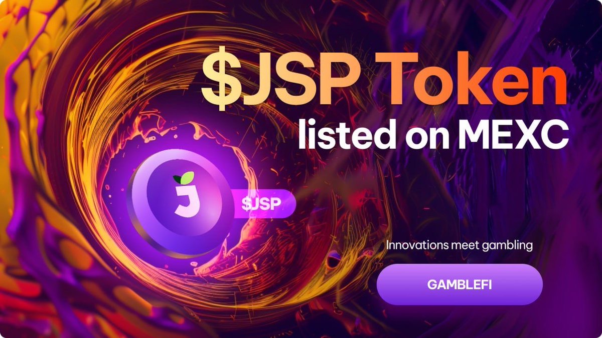 💥 $JSP token from @YourJuicyBets is now on MEXC! 🚀 Fresh off raising over $1 million from launchpads and a private KOL round, $JSP launched on May 27th. JuicyBet will buy back tokens monthly with 50% of the profits, supporting a unique farming approach where actions
