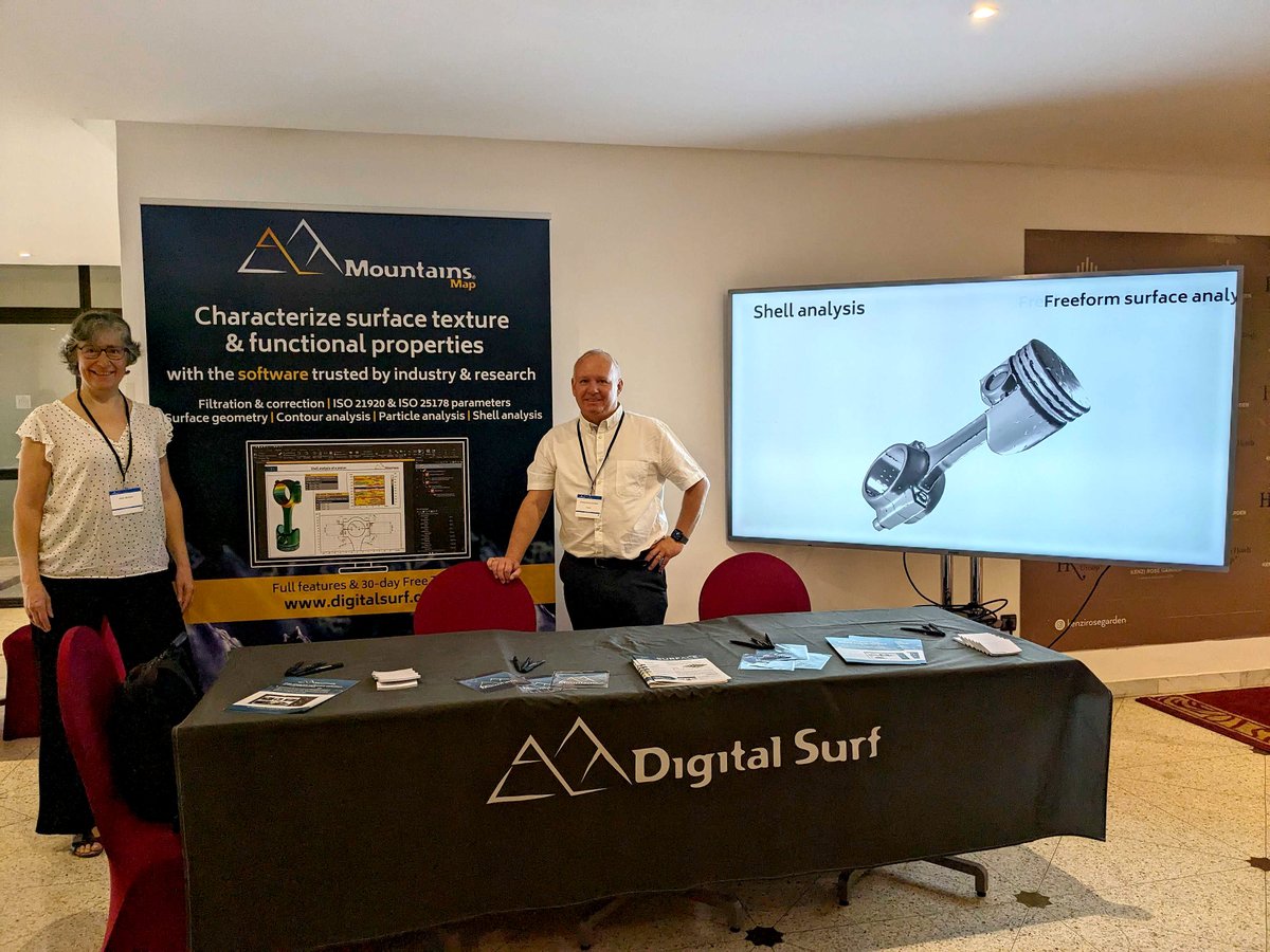 Hello sunny Marrakech👋☀️
The Met & Props 2024 conference has officially kicked off today! Anne & Francois are ready to answer all of your questions on #surfaceanalysis and #metrology🔬
If you're attending, be sure to catch François' presentation tomorrow😉

#MetProps2024