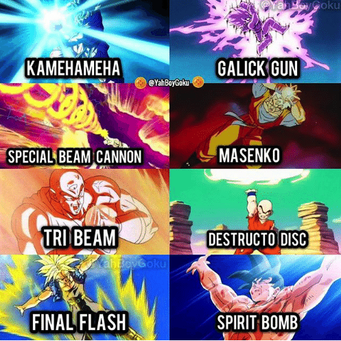 What's your favourite Dragon Ball tecnhique? #DB #DragonBall #DragonBallZ #DragonBallGT #DragonBallSuper