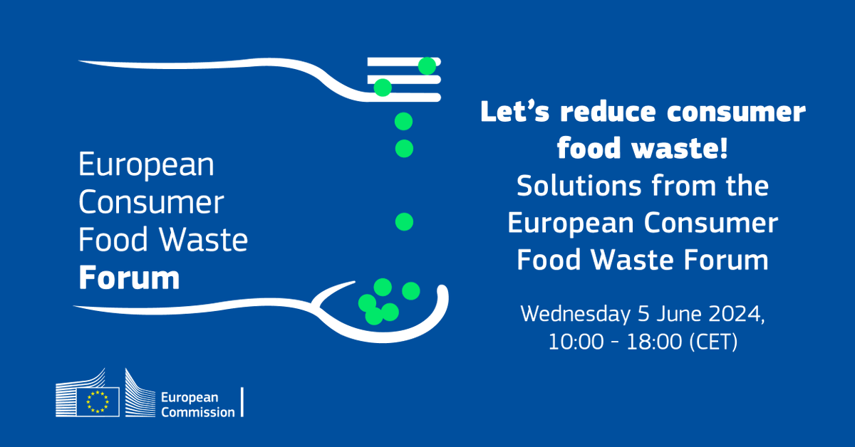 🌍 Committed to tackling #foodwaste? 
Join us in Brussels on 📅5 June for a full-day event packed with expert insights &amp; practical actions. 
👉Click here for the full agenda and to secure your spot today: shorturl.at/sN126
