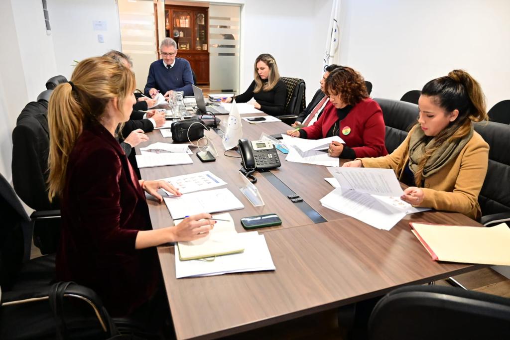 #AHORA Comisión de Desarrollo Regional Sustentable, presidida por el Parlamentario <a href="/HeitorSchuch/">Heitor Schuch</a> 🇧🇷, elige como Vicepresidenta la Parlamentaria @noepetersc 🇵🇾.
En la jornada fue aprobada una reunión entre el <a href="/PARLASUR/">Parlamento MERCOSUR</a> y el <a href="/Parlandino/">Parlamento Andino</a>.