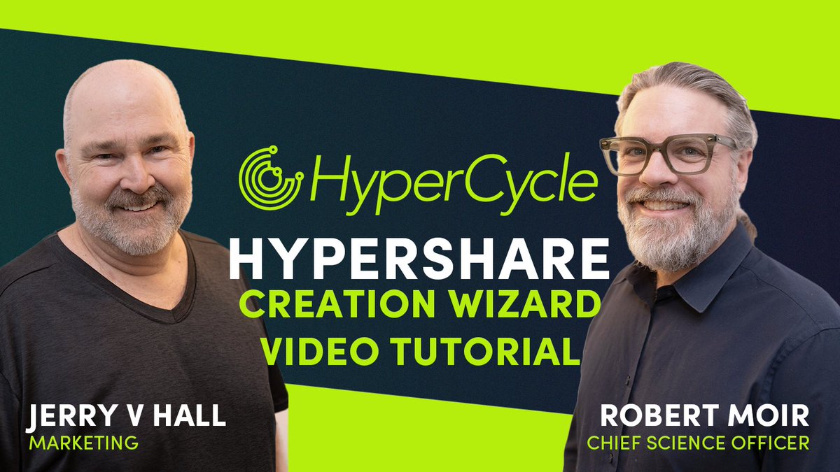 🔥🔥 We’re LIVE🔥🔥! You are now able to create your HyperShare on dapp.hypc.ai/share! You're just a few clicks away from creating your Node! 🎞Video Tutorial by Dr. Robert Moir and @Jerryvhall1 here: youtu.be/xBruENVKUk0 #HyperShare #AI