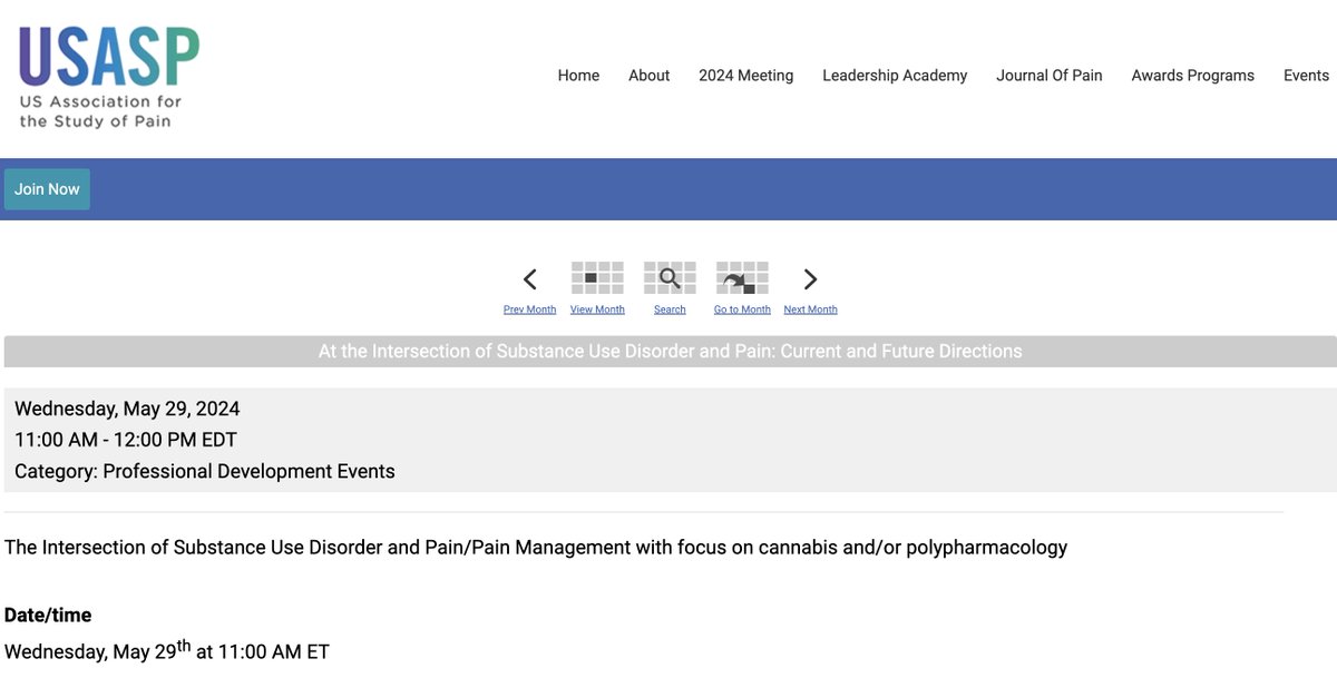 Joao P. De Aquino, M.D. (@jpdeaquinomd) on Twitter photo Excited to speak at the U.S. Association for the Study of Pain (<a href="/US_ASP/">US Association for the Study of Pain</a>) Webinar on Wednesday, May 29, 2024, at 11 AM ET.
Join me as we explore the intersection of #substance use disorders and #pain management, with a focus on #cannabinoids.
shorturl.at/0PJiJ Excited to speak at the U.S. Association for the Study of Pain (<a href="/US_ASP/">US Association for the Study of Pain</a>) Webinar on Wednesday, May 29, 2024, at 11 AM ET.
Join me as we explore the intersection of #substance use disorders and #pain management, with a focus on #cannabinoids.
shorturl.at/0PJiJ