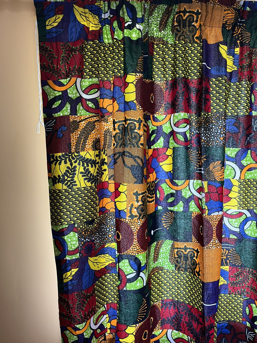 Beautiful curtains😀
Thank you to my friend and former boss Esther for making them, my wonderful husband for hanging them and to @CW_Pharmacists #cwpams for sending me to Nigeria where I found this beautiful fabric. So many varied benefits to global pharmacy volunteering 😀