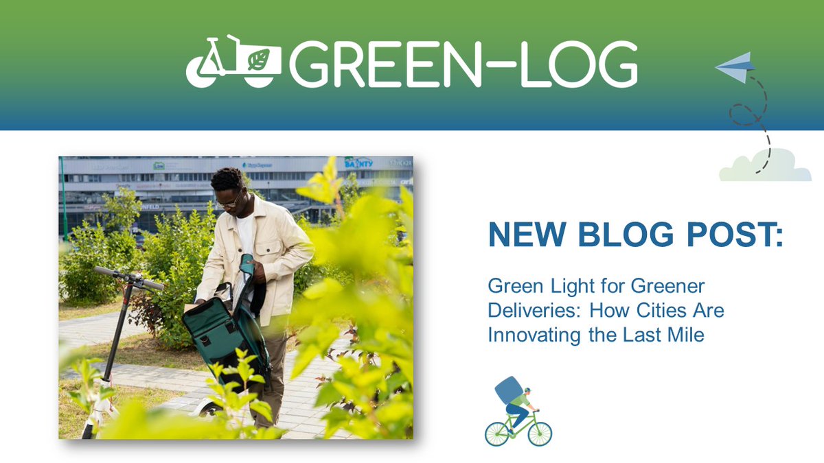 💡Green Light for Greener Deliveries: How Cities Are Innovating the Last Mile
Check our latest BLOG POST by our partners from MOBYX
👉bit.ly/3V5Q4H0 

@cinea_eu 
@civitas_eu
#HorizonEU #Lastmiledelivery  #nudging #Nudgestrategy #dynamicpricing #Greenlog_he #LastMile