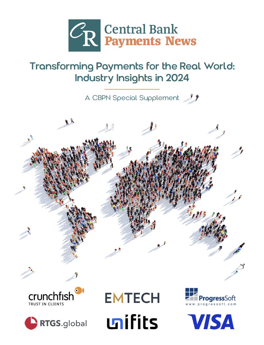 Out now! Our third annual Industry Insights report showcases a range of timely use cases and creative payments solutions for central banks from @crunchfish, @emtech_inc, @ProgressSoft, RTGS.global, #Unifits & @Visa🌍 Discover more here! cbpn.currencyresearch.com/blog/2024/05/2…
