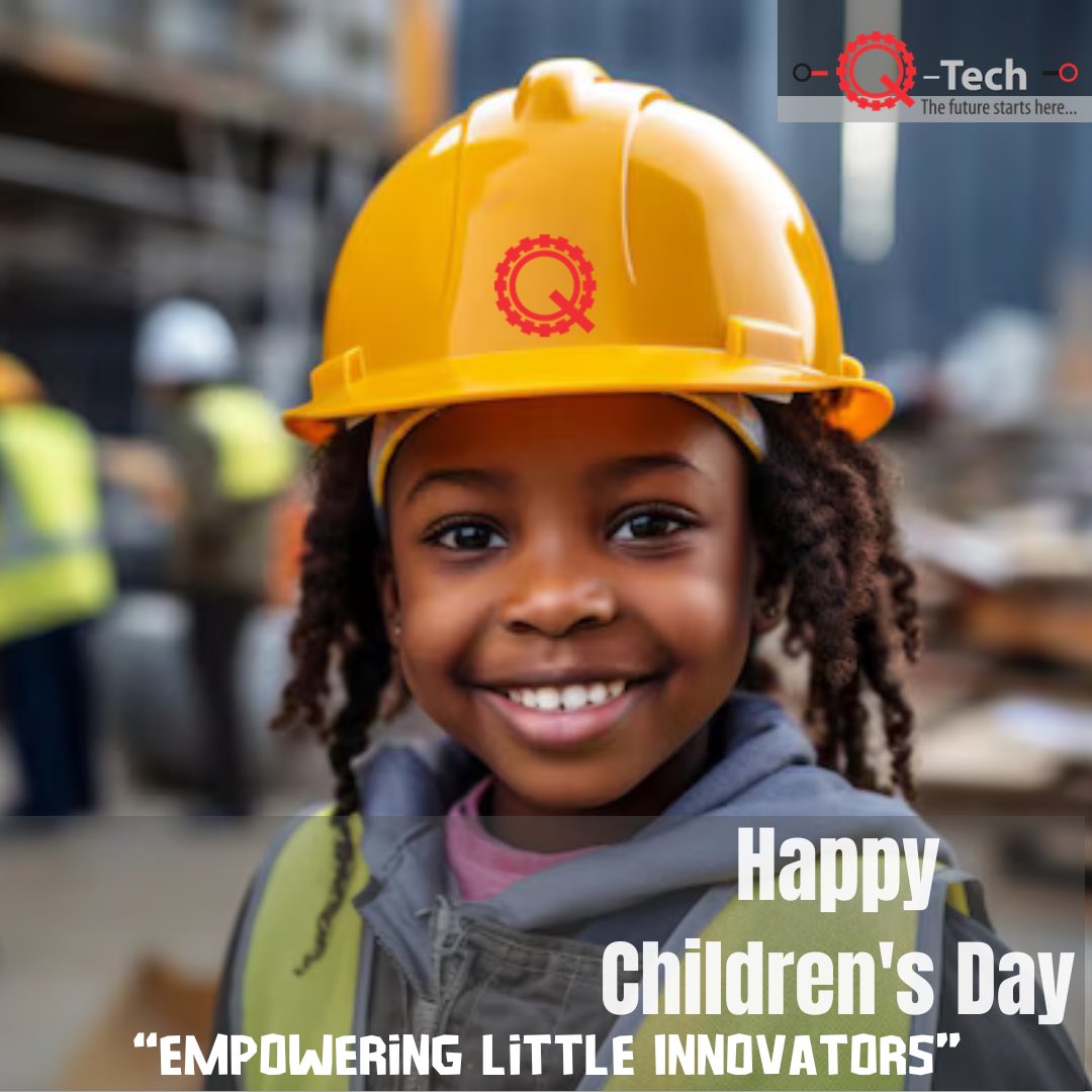 Happy Children's Day 🥰At Q-tech, we believe in nurturing young minds and inspiring the next generation of engineers. Let's build a brighter future together, one dream at a time. 
#UniversalChildrensDay
#ChildrensRights
#ChildWellbeing
#EducationForAll
#KidsDeserveBetter
#UNICEF
