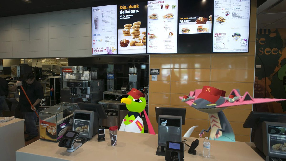 - "Hello. Welcome to McDonald's. May I get your order?"