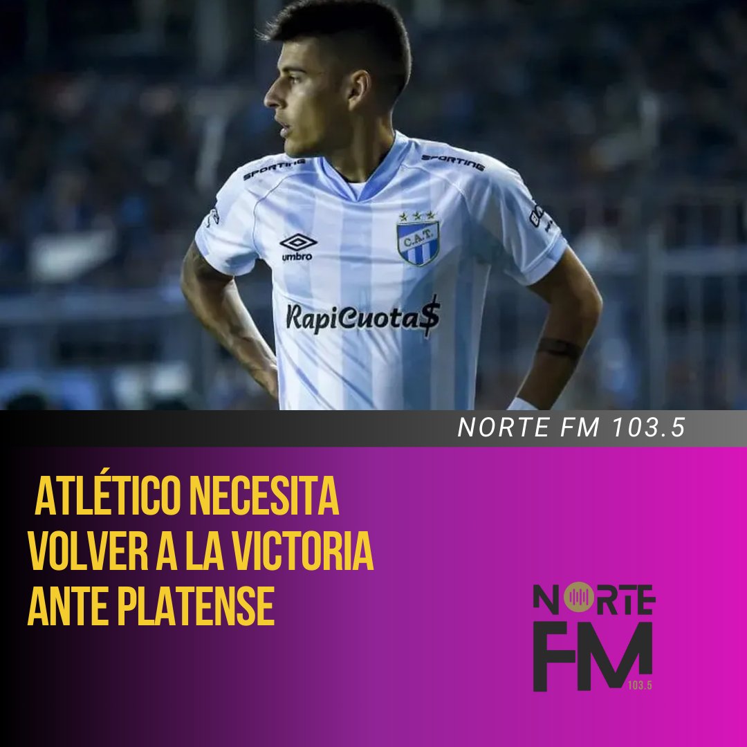 ⚽ Atlético necesita volver a la victoria ante Platense 🏟️
Esta noche, a las 21, Atlético Tucumán enfrentará a Platense en el Monumental José Fierro. ¡El Decano buscará levantar cabeza tras las derrotas recientes!

#AtléticoTucumán #Platense #LPF2024 #FútbolArgentino #VamosDecano