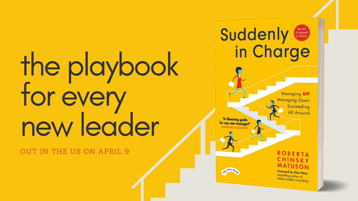 Out now! 🔥

"A lifesaving guide for any new manager!" Marshall Goldsmith

The new manager's guide to managing your team, managing your boss, and guaranteeing success—now fully updated for a post-covid world of hybrid and remote working.

👉  amzn.to/3SMFJ2q #nonfiction