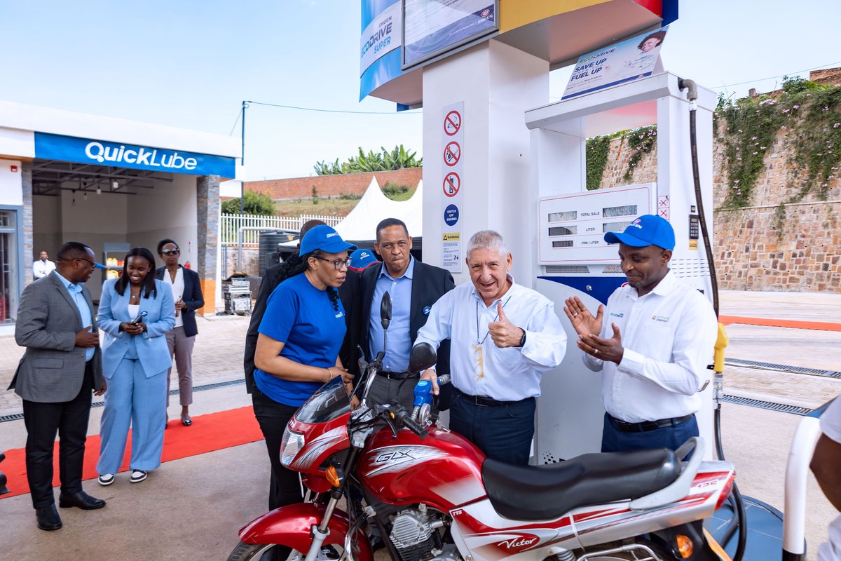 VivoEnergyRw's tweet photo. Fueling Excitement! We proudly introduce the Engen Shyorongi Service Station, your new destination for convenience and top-notch service. Experience the difference today!
Fuel up with Engen Ecodrive Fuels and discover why #Withusyouarenumberone!
#EngenEcodrive https://t.co/dsaBkwRsrS