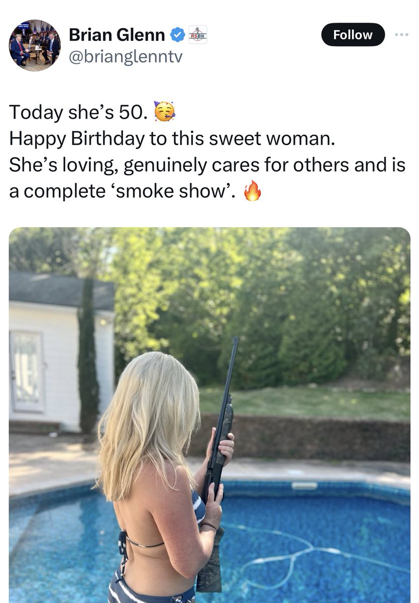 I give up, who is it? And why is she shooting at her pool?