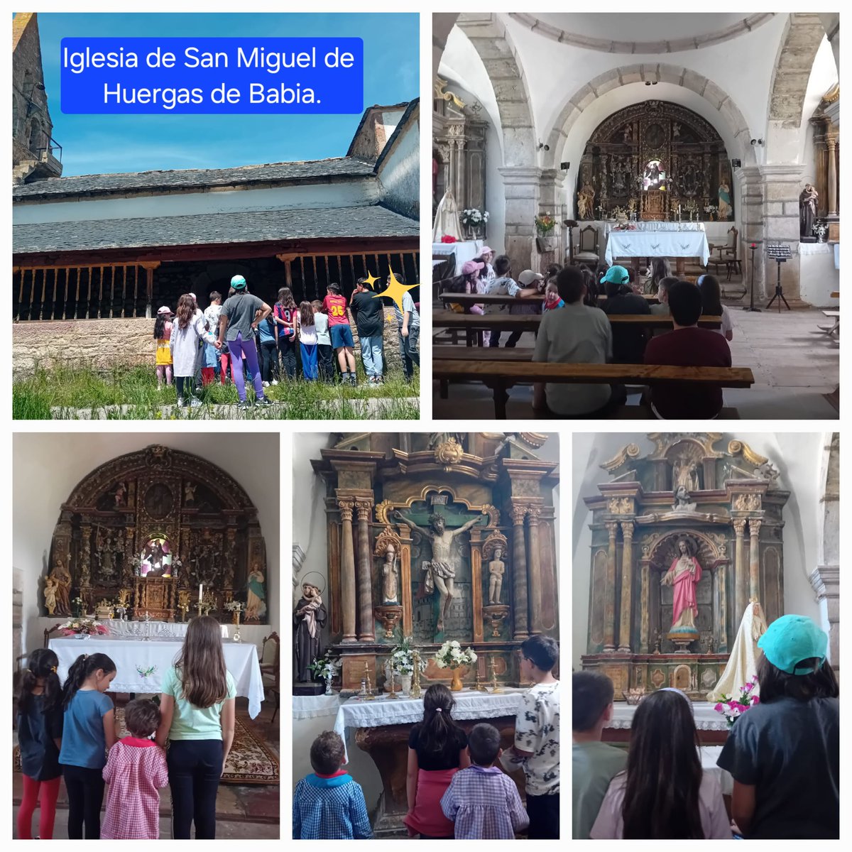 Hoy hemos ido de visita a la iglesia de San Miguel en Huergas de Babia donde hemos aprendido y disfrutado mucho.
@Relideleon