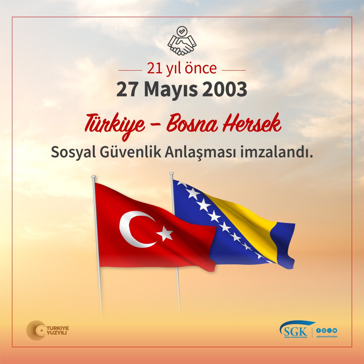 Sosyal Güvenlik Anlaşması ile #Türkiye ve #BosnaHersek vatandaşlarının #sosyalgüvenlik hakları 21 yıldır güvence altında.