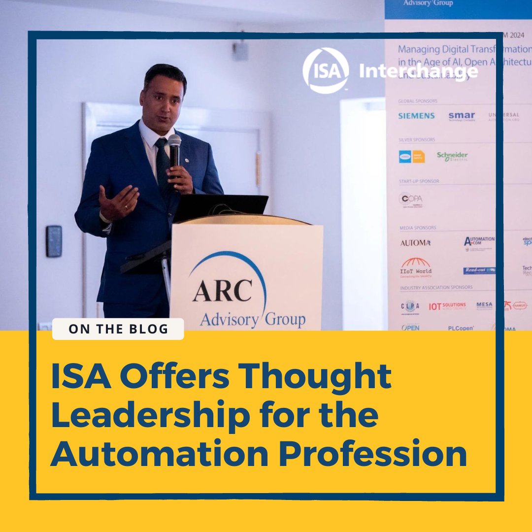 #ontheblog: ISA President Prabhu Soundarrajan talks about some of his greatest joys during his time as president of the Society so far. ✔️ Read it below. blog.isa.org/isa-thought-le…
