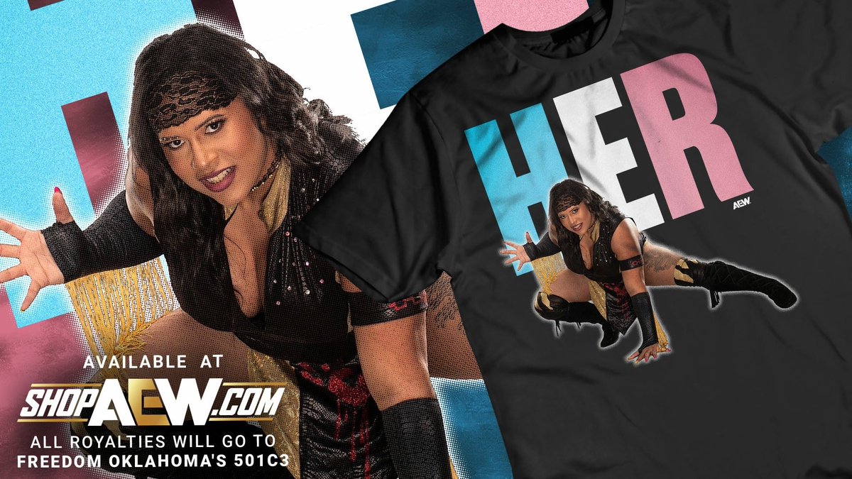 Check out this @NylaRoseBeast shirt that’s available for purchase at ShopAEW.com! All royalties will go to Freedom Oklahoma’s 501c3! 

shopaew.com/roster/nylaros…

#shopaew #aew #aewdynamite #aewrampage #aewcollision