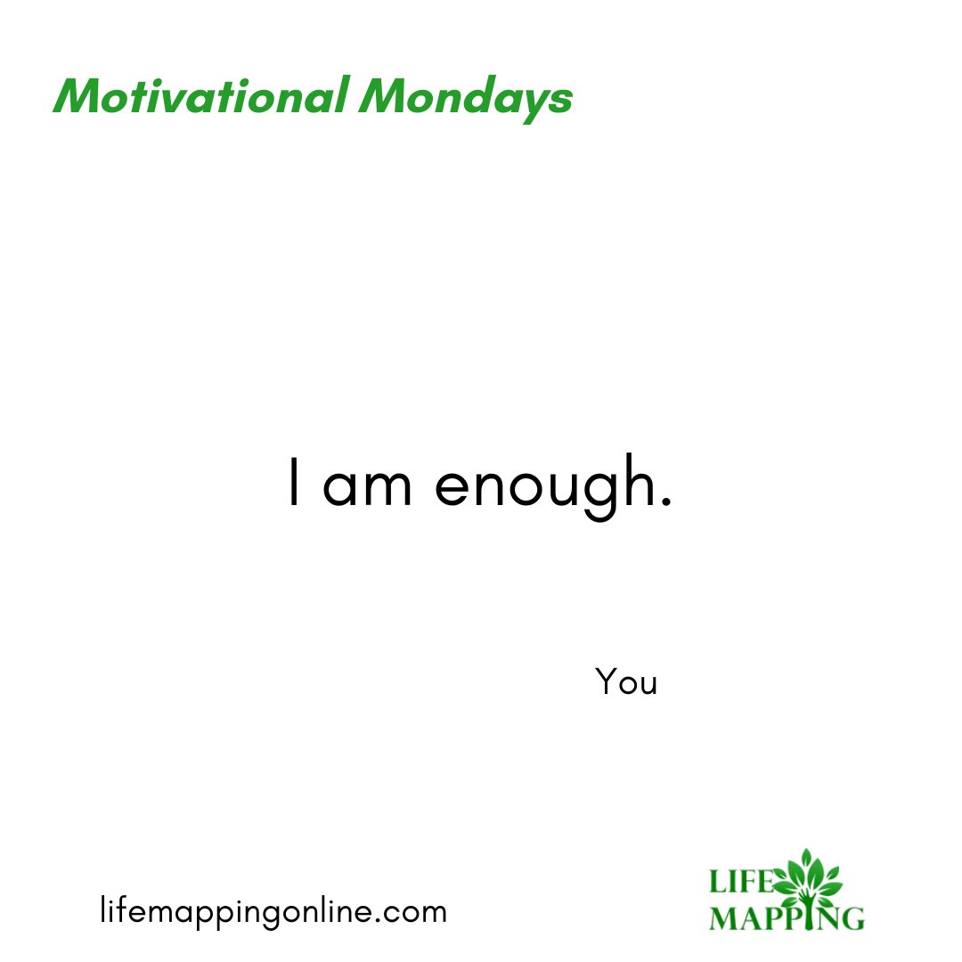 Our Life Mapping Community is supporting us in embracing our value and gifts. 

This Memorial Day, as you remember those who died in wars, take time to remember who you are and know you are enough.

#MotivationalMondays #selfmasteryissexy #LifeMapping  #worthy #Iamenough