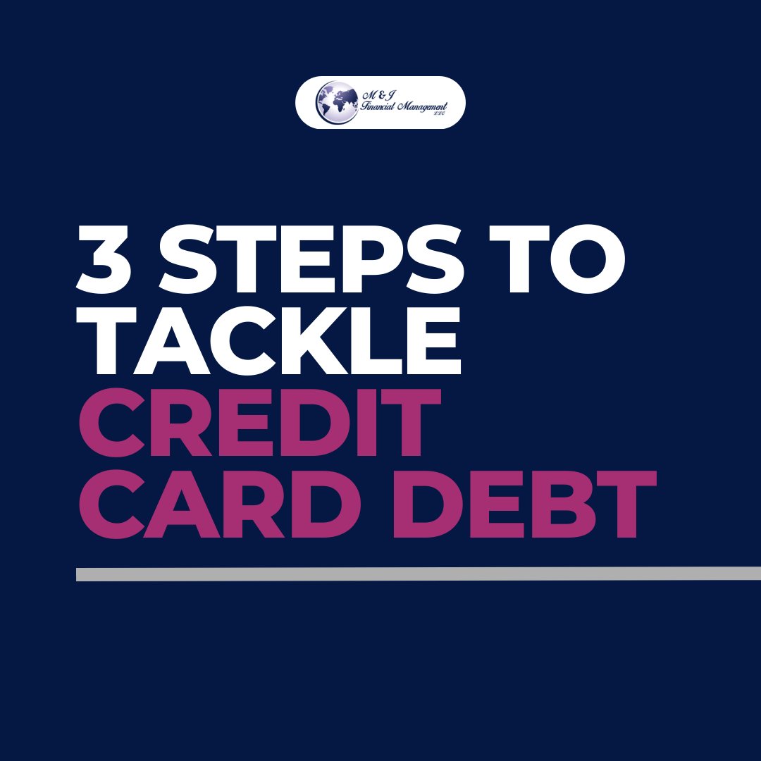 financial_j's tweet photo. Struggling with credit card debt? 🌊 Our 3-step method at M&amp;J Financial Management can help! 💸 1️⃣ Assess debt 2️⃣ Create a repayment plan 3️⃣ Consolidation options. Take control now! 🚀 Free consultation: https://t.co/hVqf1o1255 #mandjfinancialmanagement #IRSAssistance https://t.co/jAXumvVr6D
