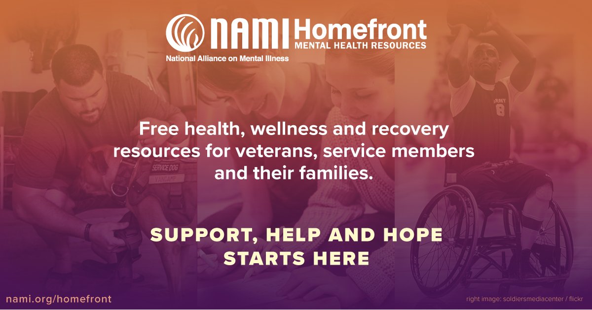 NAMICommunicate's tweet photo. Today, we honor all our fallen soldiers and their families. 

We understand serving one's country creates unique mental health challenges for the soldier and their family which is why we create NAMI Homefront. 

To learn more visit https://t.co/JAoEIH9em6 https://t.co/bqe9v69juy