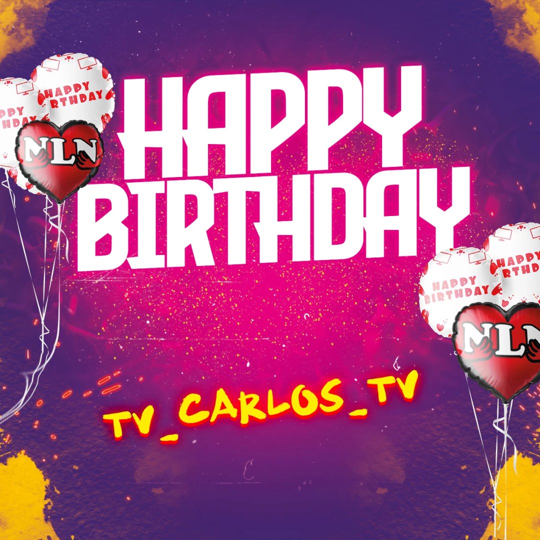 Happy Birthday: Heute hat unser tv_carlos_tv Geburtstag und das gesamte Netzwerk wünscht dir alles Gute 🎉 Lass dich feiern und reichlich beschenken 🎂 🥂

#happy #birthday #love