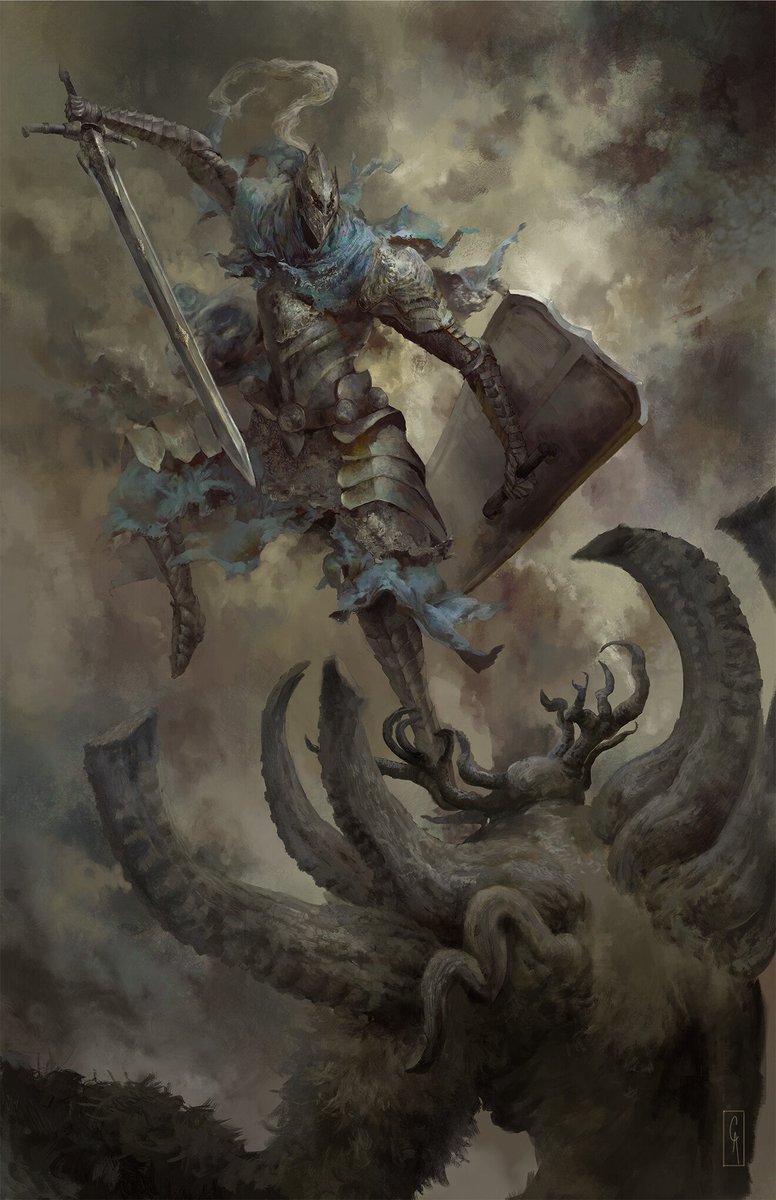 VideoArtGame's tweet photo. Fan art | Dark Souls - Artorias vs Manus

Artist: @Apollyon_abyss https://t.co/1k21rUhrh7