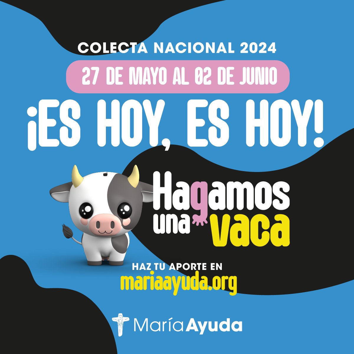 Haz tu aporte desde el monto que puedas y ayúdanos para seguir entregando un mejor futuro a los niños, niñas y adolescentes de nuestras residencias: colectamariaayuda.donando.cl

#infancia #MaríaAyuda #voluntario #voluntariodigital #HagamosUnaVaca #colectanacional2024 #niñez #ayuda