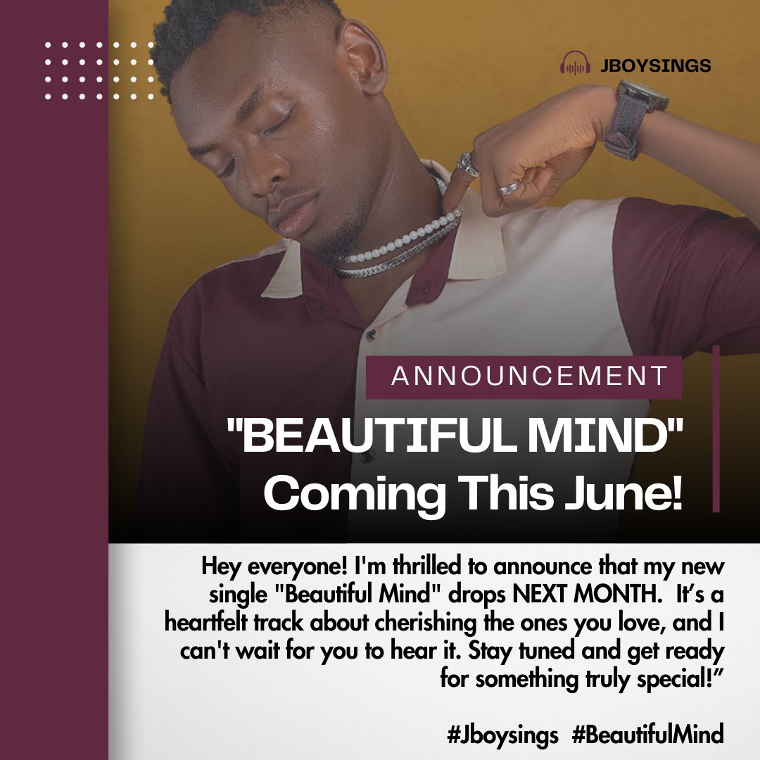 NEW MUSIC JUNE🔥💯🔊🔊

#JUNE
#BeautifulMind 🚀