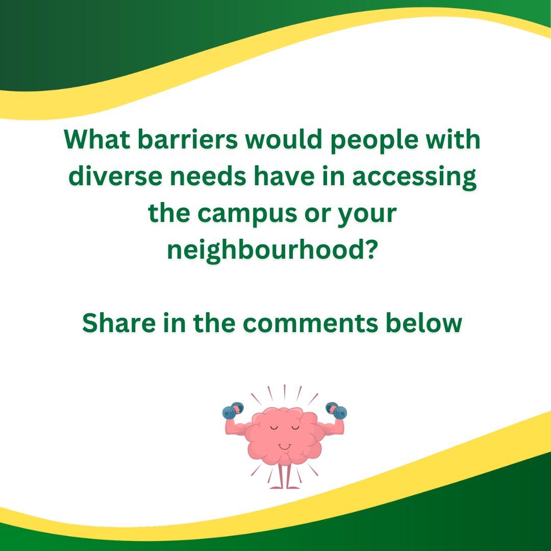 Join in us for National Accessibility Week at UFV!

Did you know that it’s easy to overlook accessibility barriers in spaces with which we’re familiar? Our daily navigation of these environments often becomes so automatic that we may not notice the challenges others face.