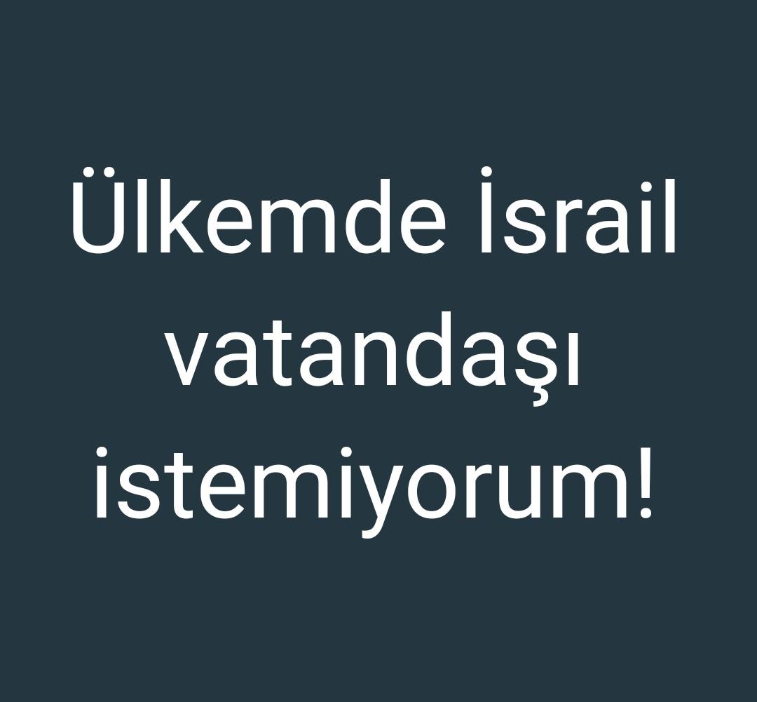 Ülkemde İsrail vatandaşı istemiyorum İsrail'e destek olan şereffsiz de istemiyorum 🇵🇸🇹🇷 #RafahOnFire #soykırım