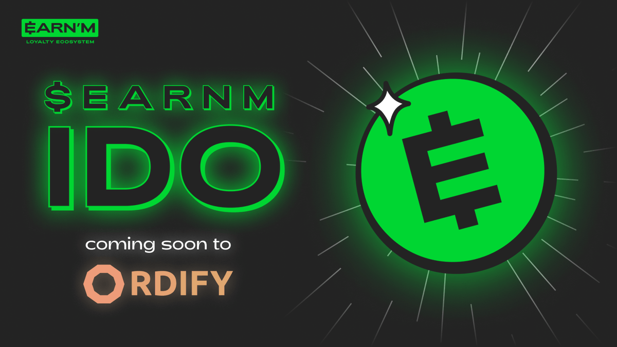 EARNMrewards's tweet image. We’re thrilled to announce $EARNM’s token IDO launch on @OrdifyWorld  🎉

We have already reached over 1M UAW, 5M assets minted, 70K daily UAW, and $600K in network revenue 🚀

Thanks to @OrdifyWorld , we will expand our user base and future holders to keep growing the largest…