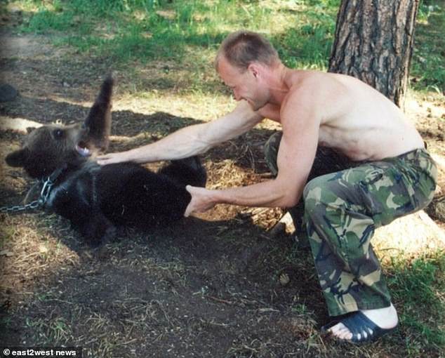 fasc1nate's tweet photo. In 2014, a Russian man, Sergey Grigoriyev, adopted and raised a bear cub.     

Despite four years of bonding, the bear rejected its food and ate Sergey instead.     

His “skeletal remains” were found by Police who went to his house after his relatives reported him missing and the bear on the loose.
