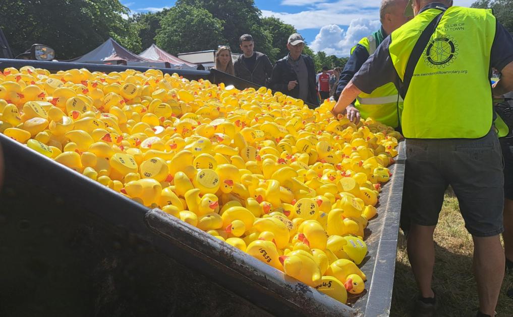 Swindon Duck Race 2024: Crowds gather at The Runner dlvr.it/T7T1tD