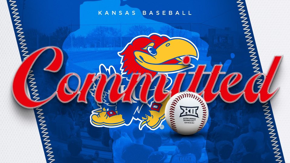 I’m excited to announce my commitment to the University of Kansas! <a href="/KUBaseball/">Kansas Baseball</a> <a href="/JonCoyne33/">Jon Coyne</a>