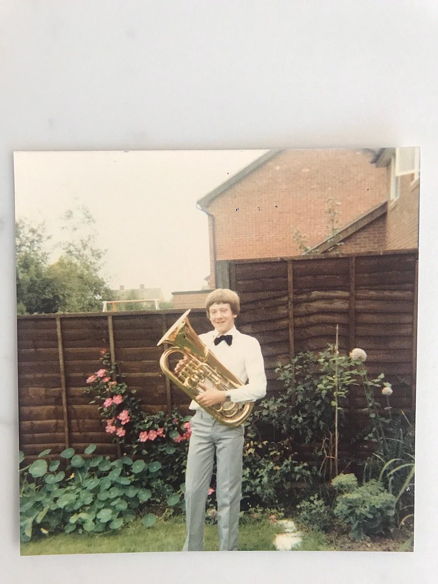 Ok. Hands up who wants to see the biggest t**t on here? Just been sent this. Me, aged about 11, with my Euphonium. I’ll probably delete this in a minute.