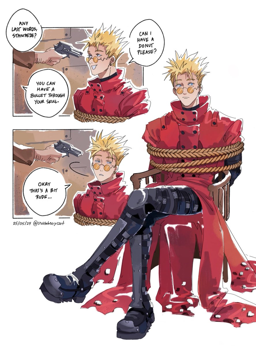 The man the myth the stampede.. Vash