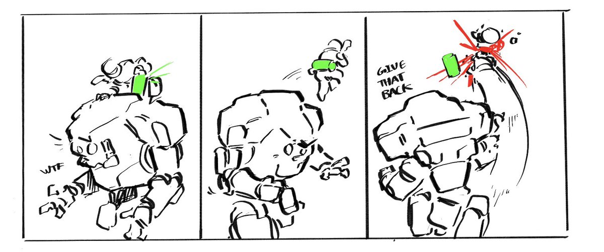 PainedPinata's tweet photo. don’t die after stealing a titan battery challenge: failed https://t.co/TCVBPU0mQA