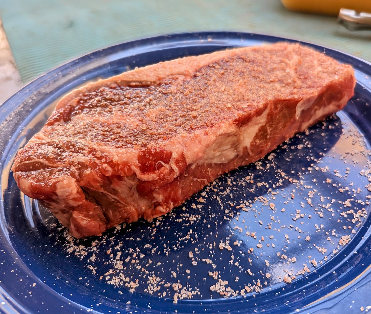 Do you salt your steak before putting it on the grill? 🥩