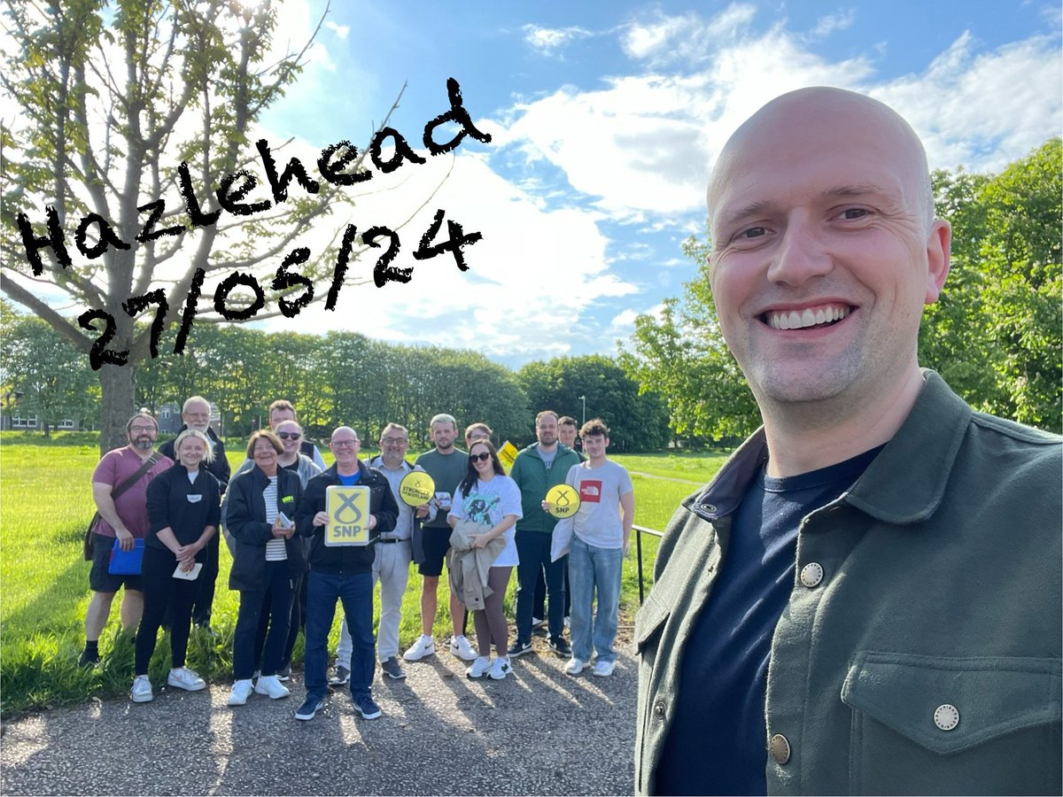 CameronGreerSNP's tweet photo. Back out this evening canvassing for @StephenFlynnSNP in Hazlehead! Been a busy day in Aberdeen ππ΄σ §σ ’σ ³σ £σ ΄σ Ώπͺ
#VoteSNP #ActiveSNP #ActiveYSI https://t.co/LzbTs3C1bJ
