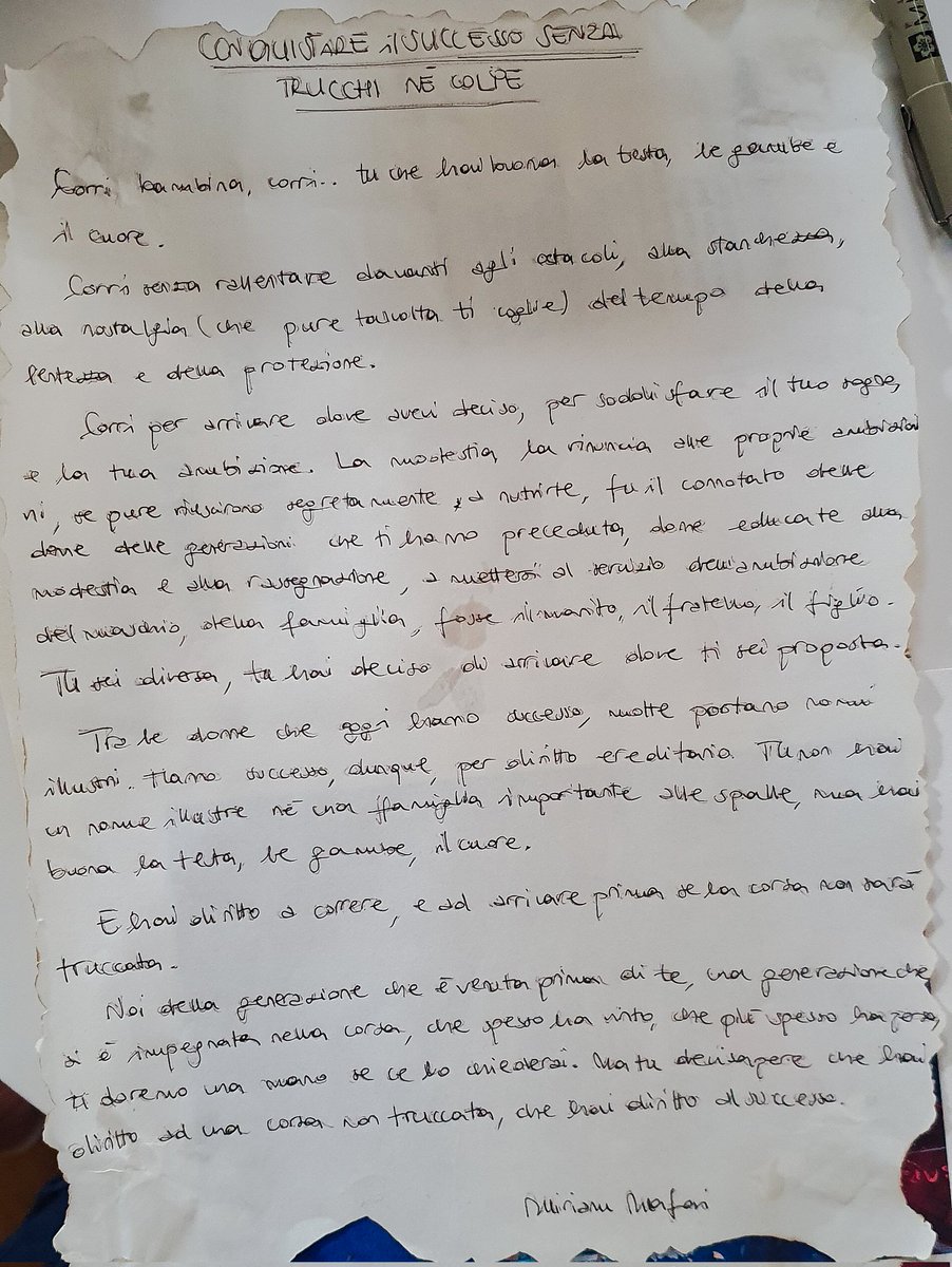 TrutskyIgo's tweet photo. Grazie a tutte quelle donne che ci hanno permesso di camminare su un sentiero un po' più spianato dei precedenti. in giorni come questo, penso che bisogna ritrovare la forza e il coraggio per mantenerlo battuto quel sentiero. e continuare a lottare. e a correre. sempre.
#mafai https://t.co/krcmrBuhut