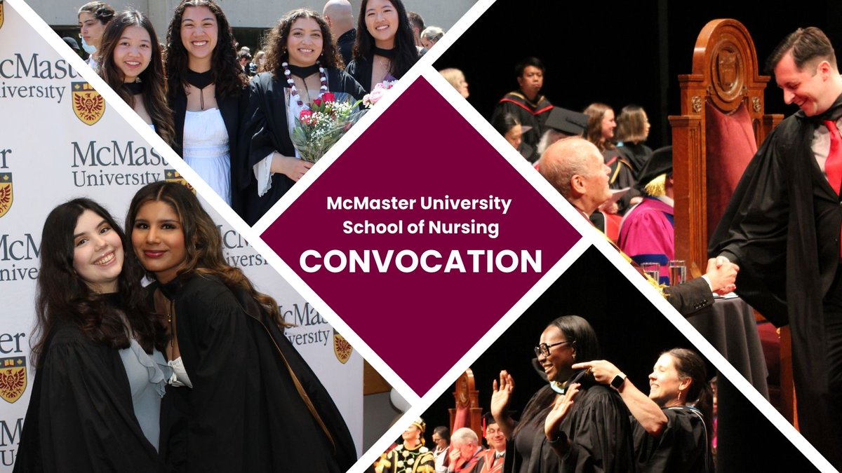 Congratulations to the Class of 2024! The School of Nursing celebrated 545 BScN graduates, 12 master's graduates, and one PhD graduate during convocation🎓✨

🔗Read more: tinyurl.com/4ubmy56j

#McMasterGrad #ClassOf2024