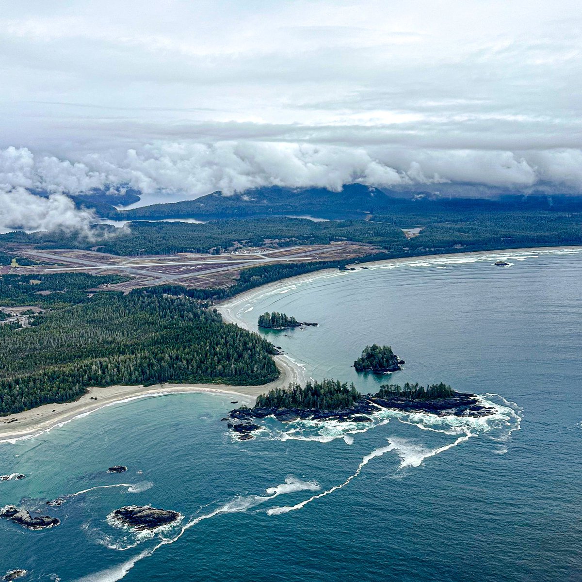 Tofino from above ✈️⁠
⁠
We're thrilled to offer some incredible Tofino packages in our Silent Auction, including stays at @wickinnbc, @pacificsands, @longbeachlodgeresort, & @tofinoresortandmarina. 

Visit our website to bid on your next Tofino getaway: l8r.it/dfNj