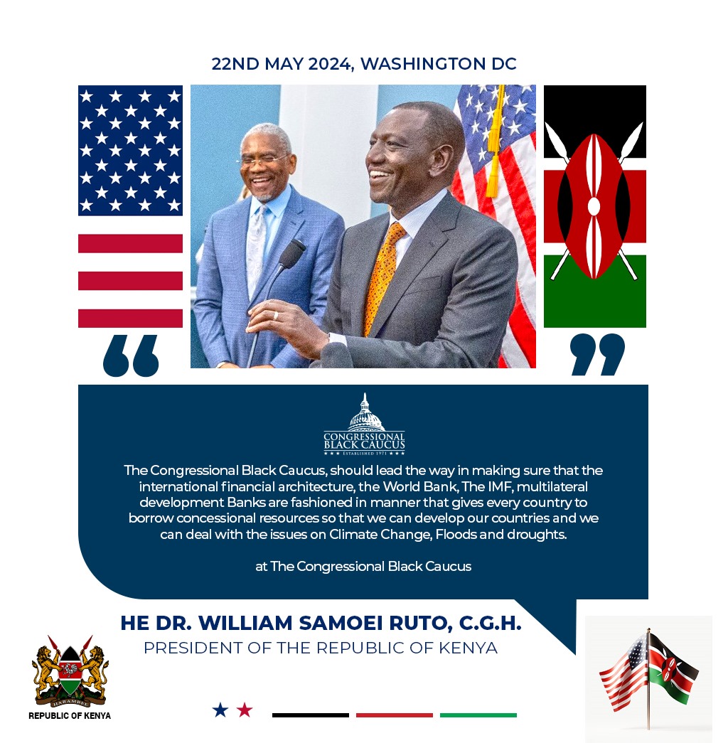 Kenya, with the help of the US and other partners, seeks to become a hub for green-powered data centers, mineral and metal processing, and green manufacturing, including producing batteries and electric vehicles. 
Kenya US relations 
#MondayReport