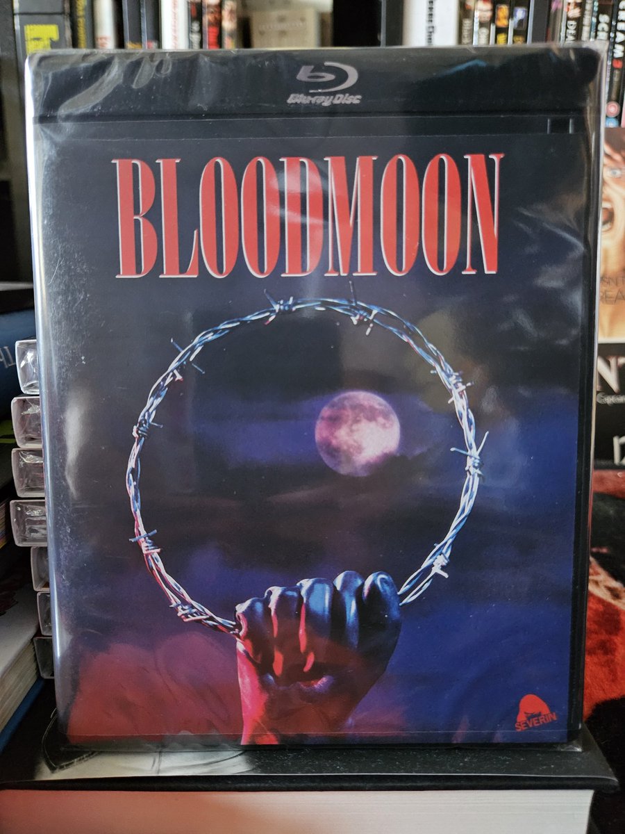 The 1990 Australian slasher BLOODMOON has arrived! I've been desperate to see this one for years. Thank you @SeverinFilms More of these, please!