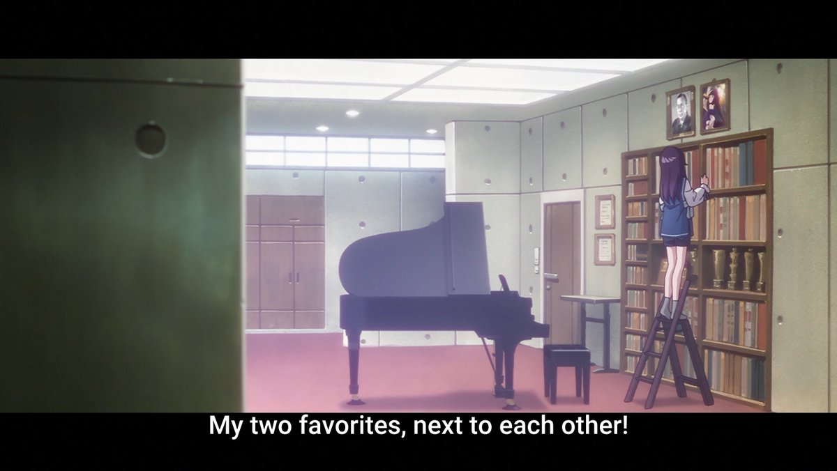 sergei rachmaninoff and a random middle school idol. her two favourites.