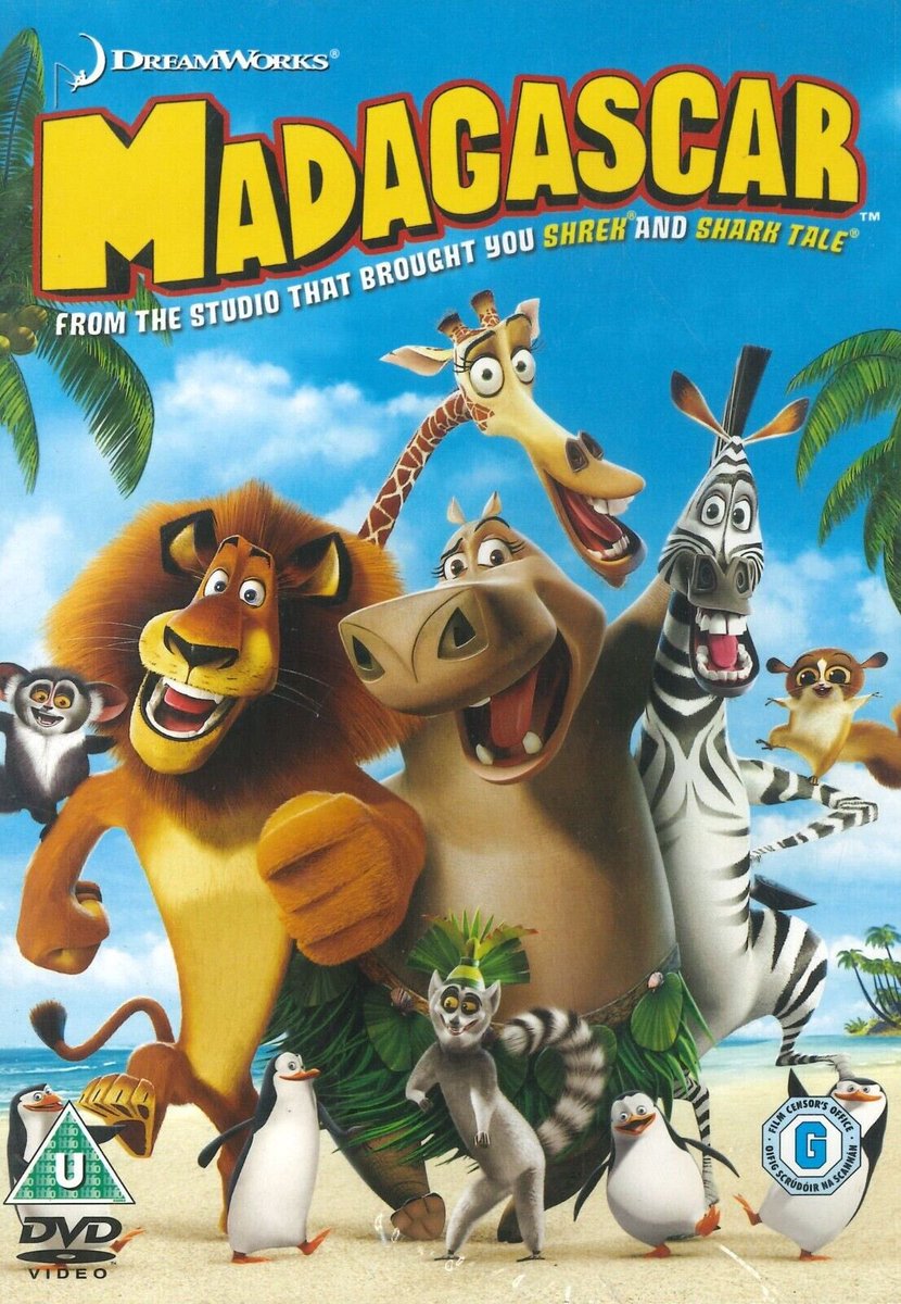 (2005) 19 years ago today, ‘Madagascar’ released in theaters.

#MADAGASCAR #nicktoon #childhood 
#childhoodmovies #2000smovies
