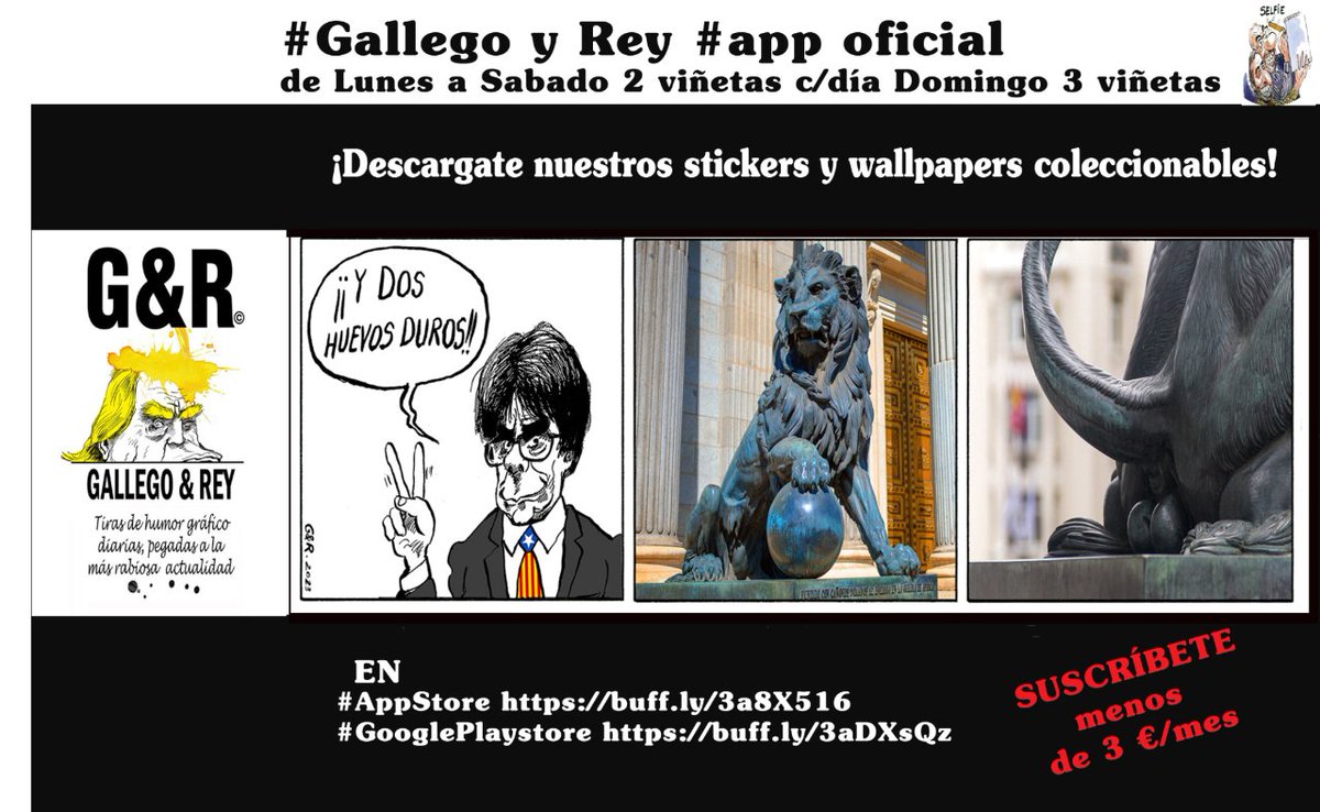 🙋 #felizlunesatodos 
#gallegoyrey ☀️🔥🎨
#megustagallegoyrey 
¡Descárgate su #app ahora!
👇👇👇
#AppStore👉 i.mtr.cool/ojajphszgi
#GooglePlaystore 👉i.mtr.cool/rfwkemitcz