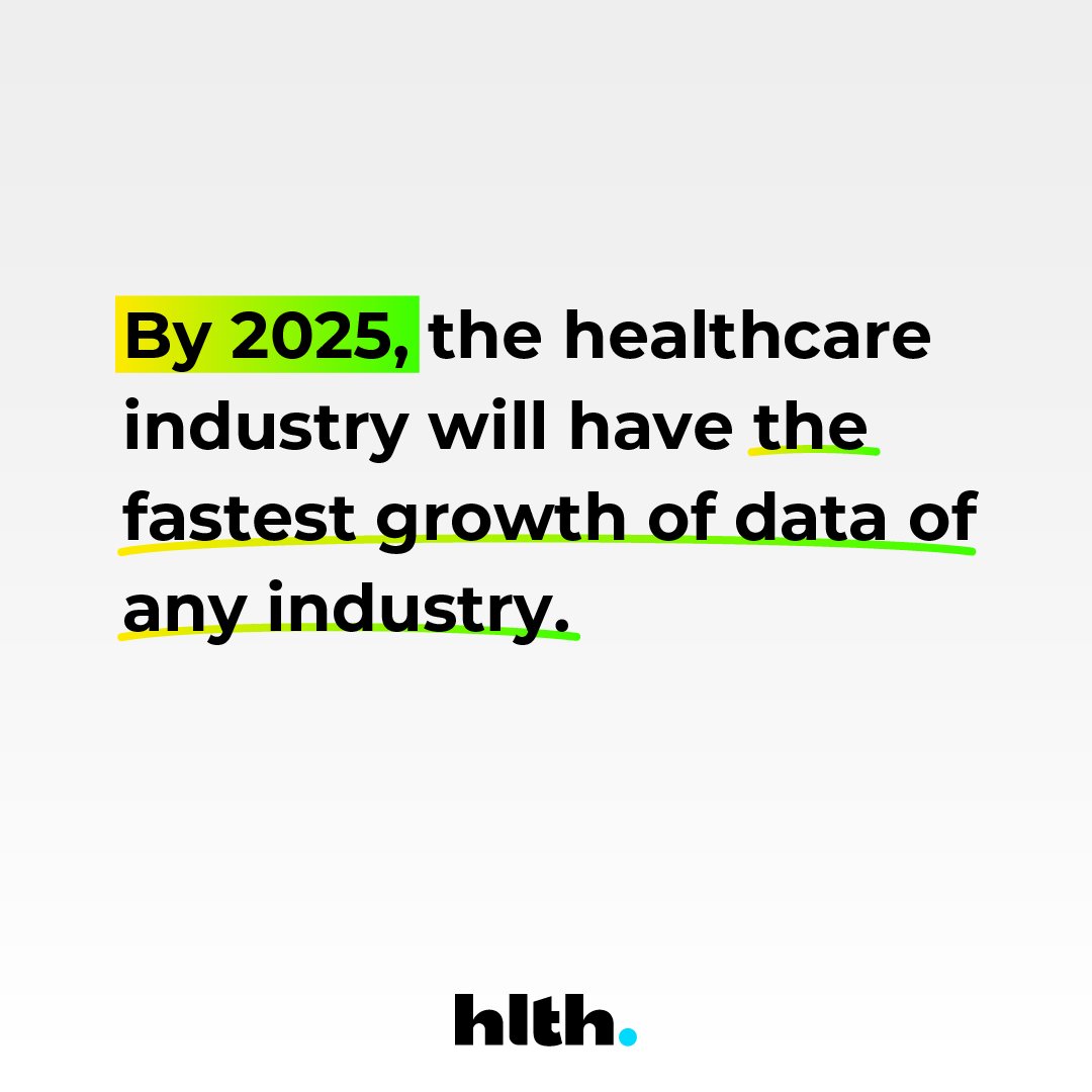 With AI the potential for transformation is immense. Thanks to 'big tech' we're seeing new efficiencies, better collaboration, and more integrated patient experiences. 

The future of healthcare is bright, and data is at the heart of this.

#HLTH